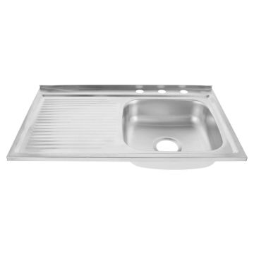 Tarja de sobreponer 80 x 50 cm escurridor izquierdo 2100 Maxflu