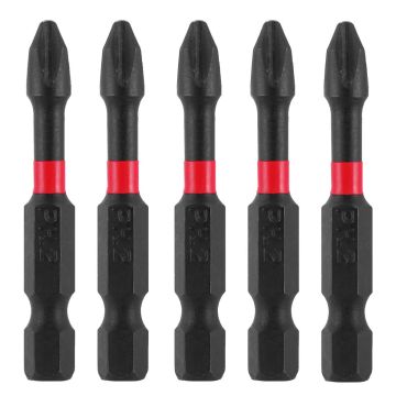 Juego de 5 puntas de impacto Phillips de 2" 3609 Tulplus