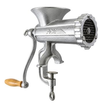Molino manual para carne tipo prensa #10 450-10 Adir