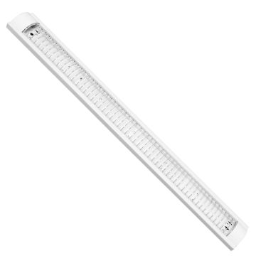 Luminario/gabinete con rejilla, 1,200 mm opalino 2 x 32 W 6656 Adir