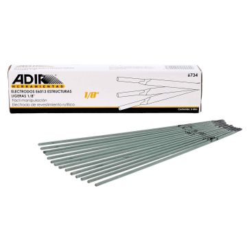 Electrodos E6013 estructuras ligeras 1/8" 6734 Adir