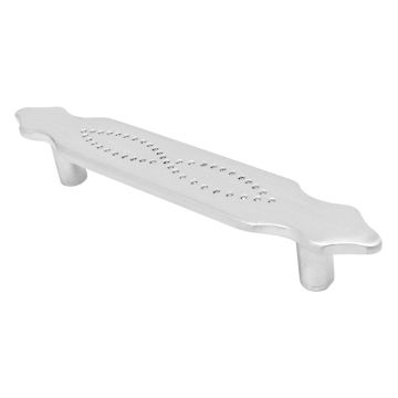Jaladera arabesca níquel satín 76 mm HE-788-NS Arte Fino