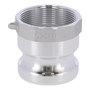 Adaptador camlock tipo A macho con rosca NPT 2" CMA-A2N Parazzini