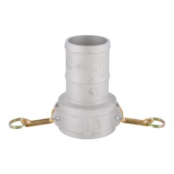 Cople conector camlock tipo C hembra con espiga 3" CMA-C3 Parazzini