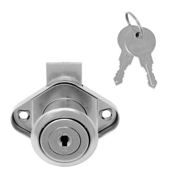 Cerradura vertical para cajón cromo BM-22C BI-METAL