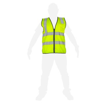 Chaleco de seguridad de alta visibilidad amarillo XL SR1060-AM MR Seguridad