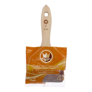 Brocha pelo de camello 4" BP0007 Corona