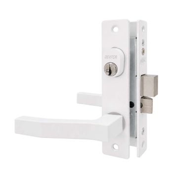 Cerradura blanca para perfil de aluminio 2007 Dexter