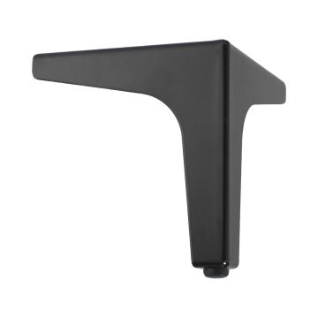 Pata para para sofá Slim 130 mm negro triangular Bolder