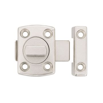 Cerrojo para puerta Zamak 42 x 43 mm níquel MC-61000 PORTER