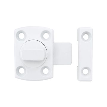 Cerrojo para puerta Zamak 42 x 43 mm blanco MC-61008 PORTER