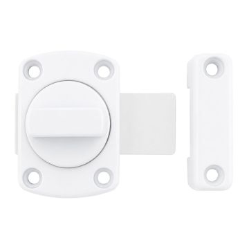 Cerrojo para puerta Zamak 55 x 56 mm blanco MC-61009 PORTER