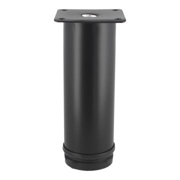 Pata regulable para sofá y muebles negra 150 mm PS-2737 Bolder
