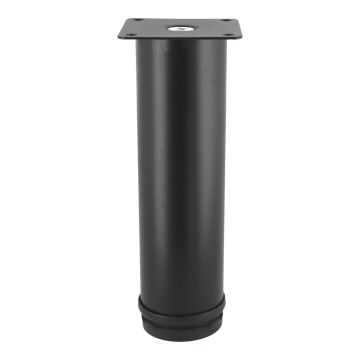 Pata regulable para sofá y muebles negra 180 mm PS-2738 Bolder