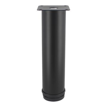 Pata regulable para sofá y muebles negra 200 mm PS-2739 Bolder