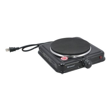 Parrilla eléctrica negra de 1 quemador tipo disco SW-42409 Fumetax
