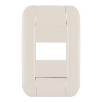 Placa plástica 1 ventana FU0890 Fulgore