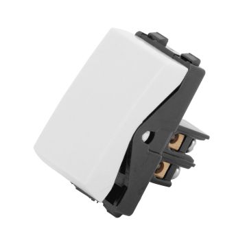 Interruptor apagador sencillo para placa plástica FU0895 Fulgore