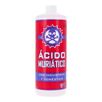 Ácido muriático industrial y domestico al 15% 1 litro FRU y VEU