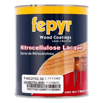 Laca Industrial Negra 1 Litro F-NC2702.30 Fepyr