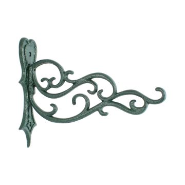 Ménsula decorativa para masetas 27 cm aluminio verde