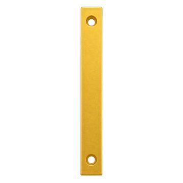 Letra "I" decorativa 83 mm de aluminio dorado