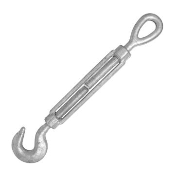 Tensor de acero forjado gancho con armella 3/8" x 6"  292106 OBI