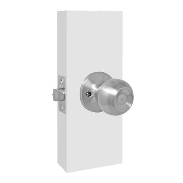 Cerradura de perilla para entrada principal satín 3009-0255-08 Soprano
