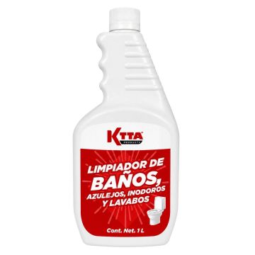 Limpiador para baños 1 litro para azulejos, inodoros y lavabos KTTA Products