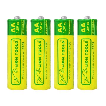 Pilas zinc carbono "AAA" 0758 Lion Tools
