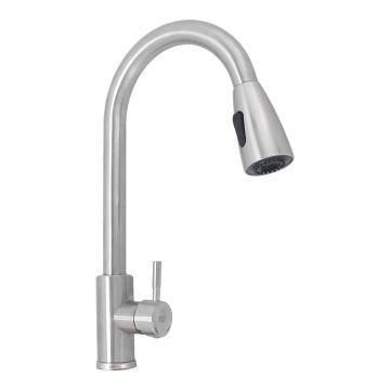 Mezcladora retráctil monomando para fregadero satín SF-11501-1 Sofo