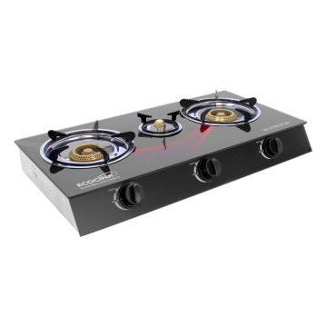 Estufa de vidrio templado con chispero QH-A3V Ecocina