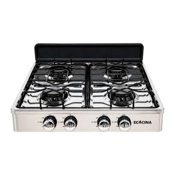 Estufa a gas de mesa con 4 quemadores C-4AR Ecocina