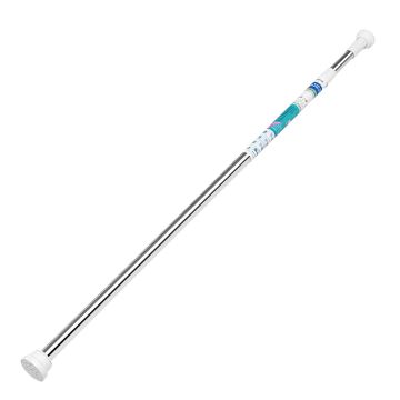 Tubo expandible para cortina de baño cromado