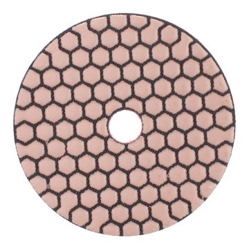 Pad de diamante #3 para uso en seco con velcro 4" ONG NAMO