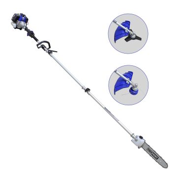Motosierra multifuncional 2 en 1 con extensión MMPH2E1 Power Hunt