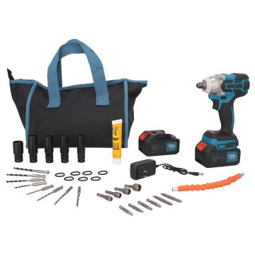 Atornillador de impacto inalámbrico 21 V con accesorios GJ759
