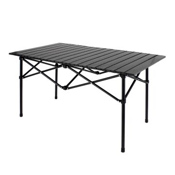 Mesa de Camping Plegable Rectangular HW123-BK Negra