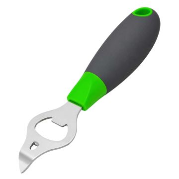 Destapador multifuncional de acero inoxidable con mango ergonómico
