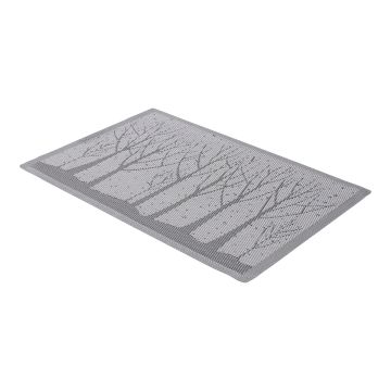 Mantel individual lavable de arboles gris MH-6