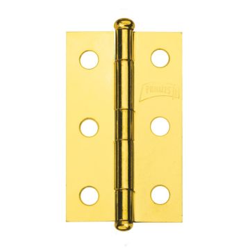Bisagra rectangular 5/16" x 1-1/2" latón brillante 715 Phillips