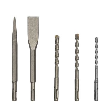Juego de brocas y cinceles SDS PLUS 5 piezas 