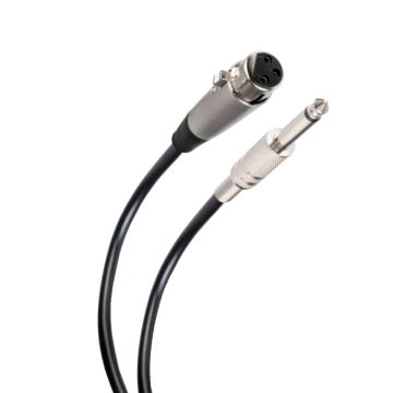 Cable plug 6,3 mm a jack Cannon de 6 m 255-290 Steren