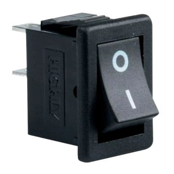 Switch miniatura, de balancín, de 1 polo, 1 tiro, 2 posiciones BTS-09 Steren