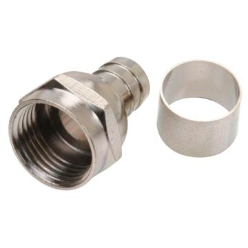 Conector macho tipo "F" (campanita) para cable RG59 200-010 Steren