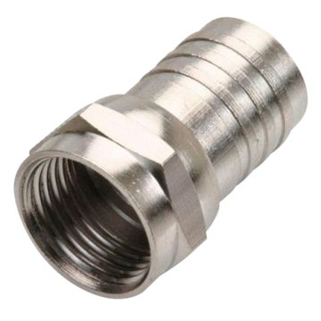 Conector macho tipo "F" para cable RG59, con anillo largo 200-030 Steren