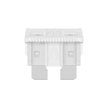 Fusible automotriz de 32 Vcc 25 A, transparente FA 25 Steren
