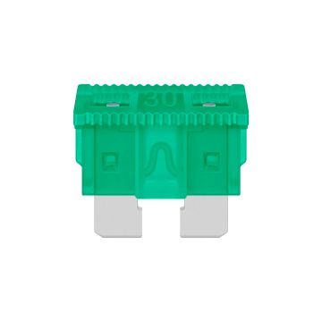 Fusible automotriz de 32 Vcc 30 A, verde FA 30 Steren