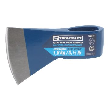 Hacha media labor 3-1/2 lb sin mango TC0695 Toolcraft