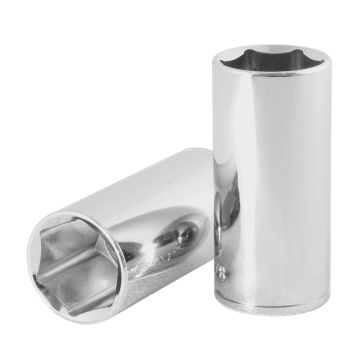 Dado largo milimétrico 15 mm de 6 puntas mando 1/2" TC3748 Toolcraft
